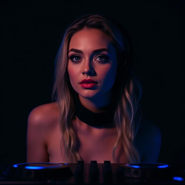 Portrait of resident DJ Nova Lark